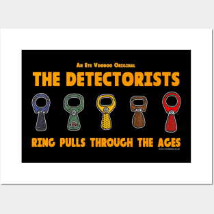 Detectorists Ring Pulls Through The Ages Scrib Edition by Eye Voodoo Posters and Art